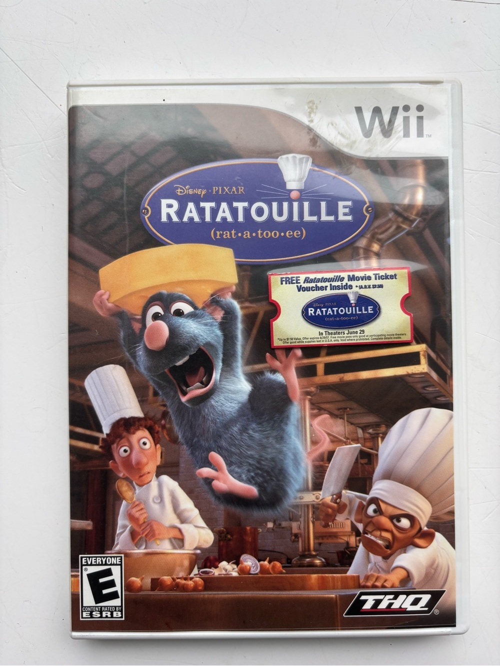 Nintendo Ratatouille Wii Game — Blue & White Cover